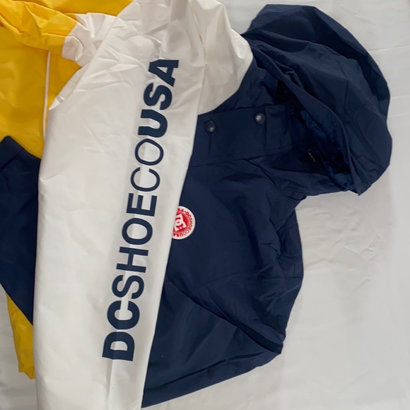 DCSHOECOUSA Mens Pullover Winder-Breaker Hoodie Polyester Blend Size Large NWT - Picture 6 of 7